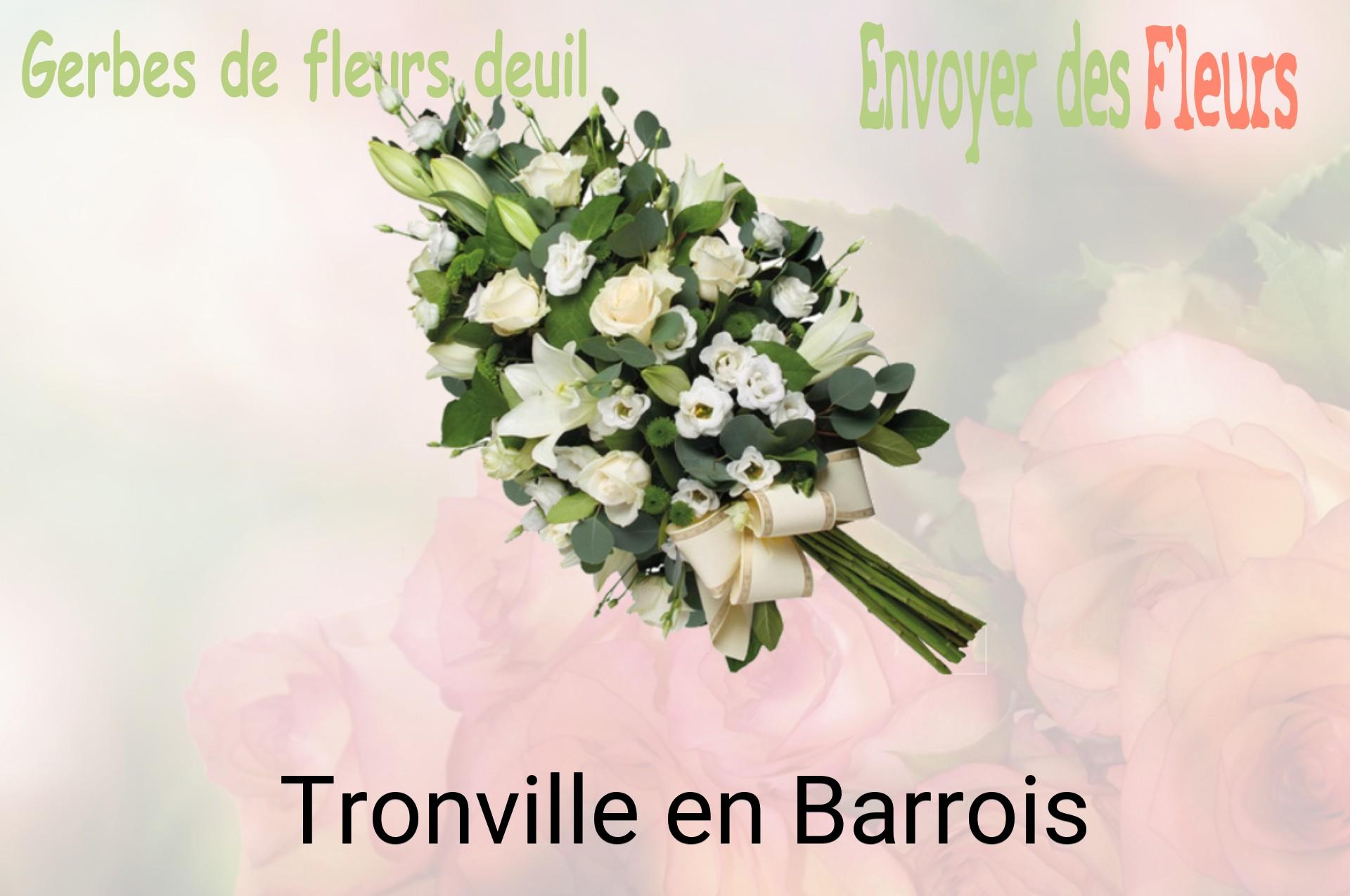Gerbe de fleurs de deuil livrée à Tronville-en-Barrois